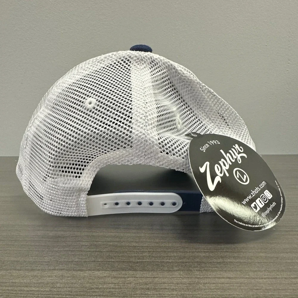 New Zephyr Villanova Wildcats Youth Trucker Hat Navy Blue Snapback Cap